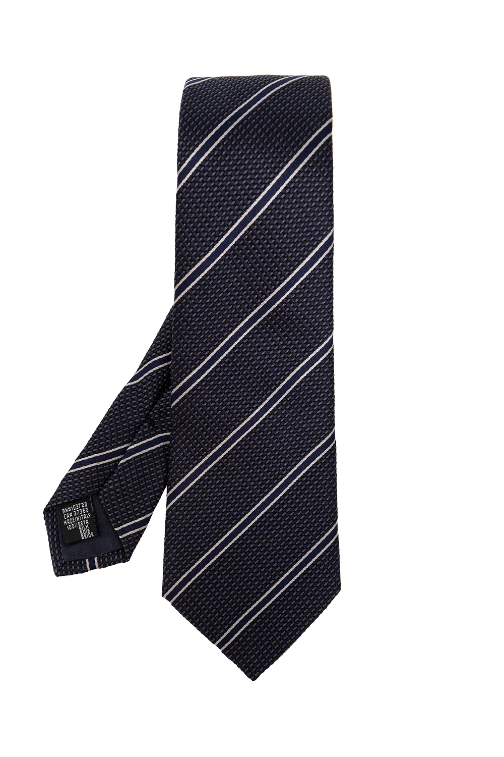 Silk Designer Ties newest Bundle Giorgio Armani Black White Stripe